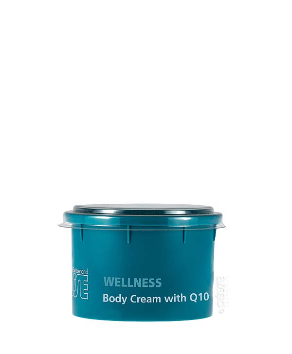 Wellness body cream with Q10 refreshes the skin